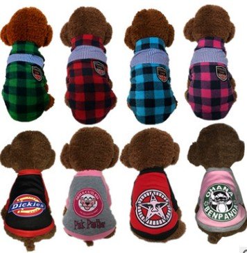 Wholesale Customized Hot sale Pet Clothes Acrylic Knitted Lovely Cute Dog Cloth