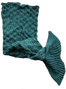 Knitted Sea-Maid Sleeping Bag Mermaid Tail Blanket , Gift for Kids and Adults