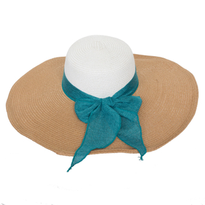 Women′s Paper Straw Beach Hat with Beautiful Straps 